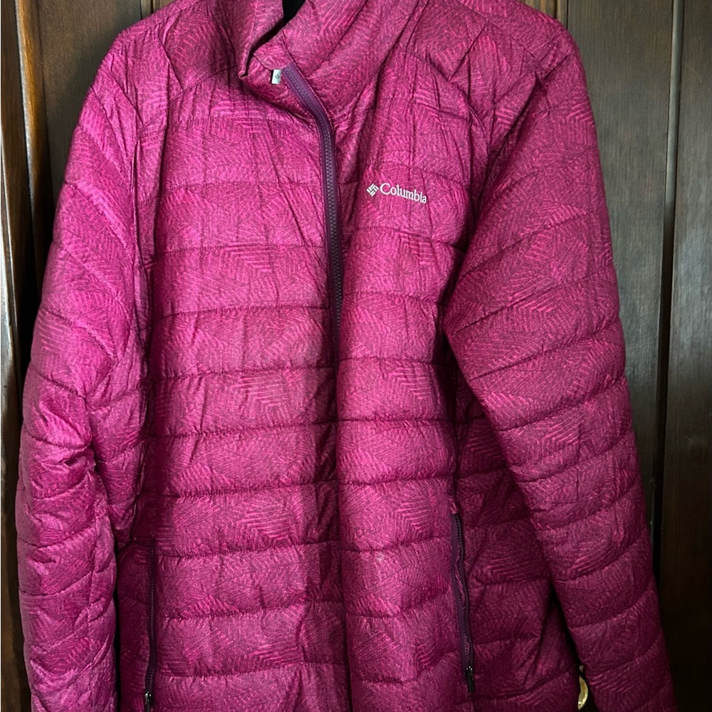 Columbia Magenta Quilted Jacket